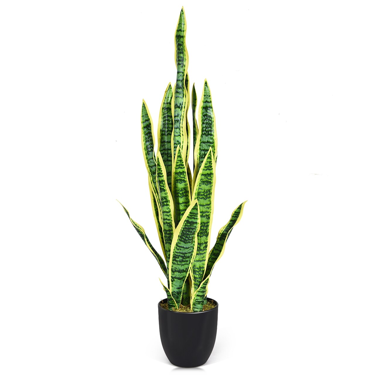 Green Sansevieria Artificial Plant Tabletop Floor Plant Indoor Outdoor Decor